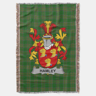 Cobertor Irish Hamley Casaco do Serviço Familiar de Armas I