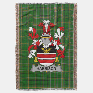 Cobertor Irish Harrison Casaco do Serviço Familiar de Armas