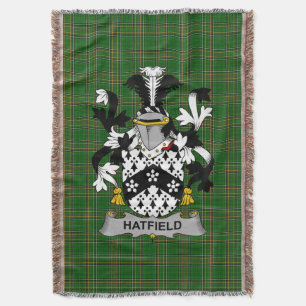 Cobertor Irish Hatfield Casaco do Serviço Familiar de Armas