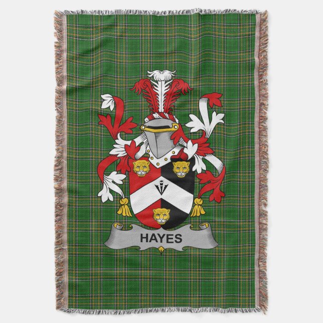 Cobertor Irish Hayes Casaco do Armamentos Family Crest Irla (Frente Vertical)