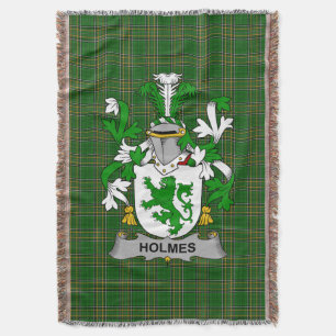 Cobertor Irish Holmes Casaco do Serviço Familiar de Armas I