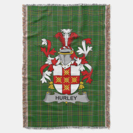 Cobertor Irish Hurley ou O_Hurley Casaco de Armas Familiare