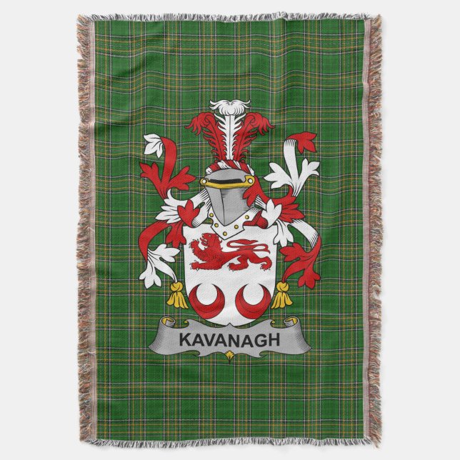 Cobertor Irish Kavanagh ou Cavanagh Casaco da Família de Ar (Frente Vertical)