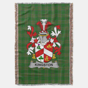 Cobertor Irish Kingston Casaco do Serviço Familiar de Armas