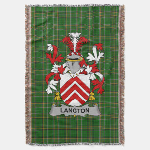 Cobertor Irish Langton Casaco do Serviço Familiar de Armas