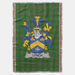 Cobertor Irish Lynch Casaco do Serviço Familiar de Armas Ir