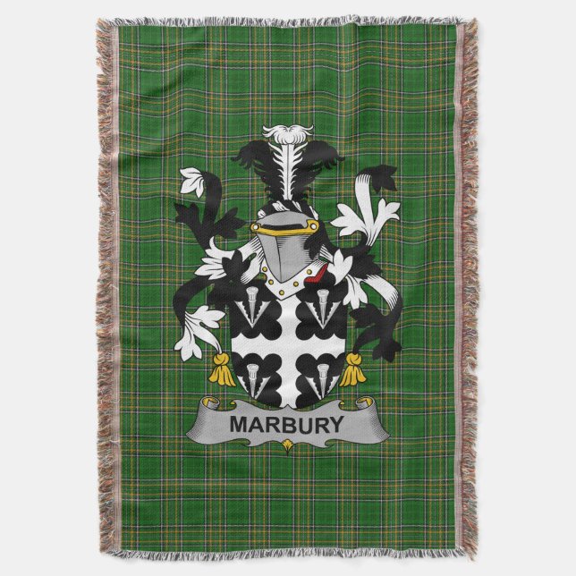 Cobertor Irish Marbury ou Maybery Casaco de Armadilhas (Frente Vertical)