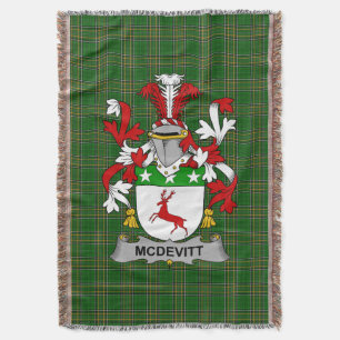 Cobertor Irish McDevitt, Casaco de Armas, Serviço de Apoio