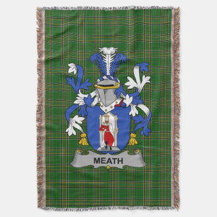 Cobertor Irish Meath Casaco do Serviço Familiar de Armas Ir