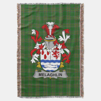 Cobertor Irish Melaghlin ou O_Melaghlin Casaco da Família d