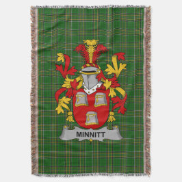 Cobertor Irish Minnitt Casaco do Armamento Family Crest Irl