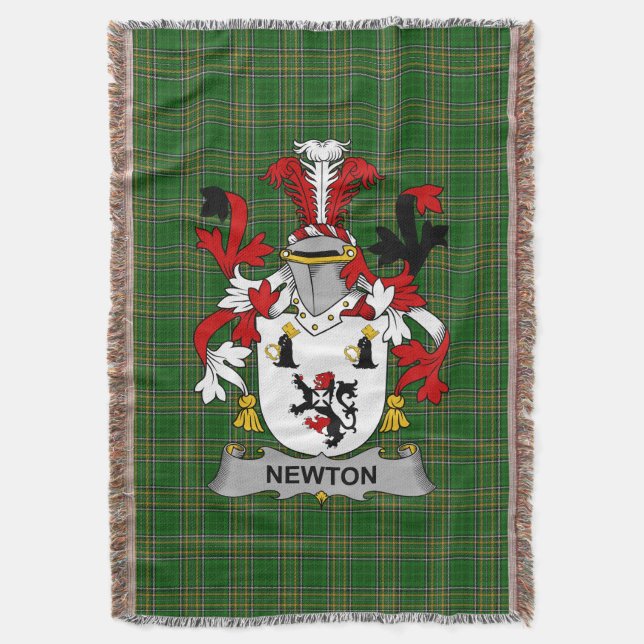 Cobertor Irish Newton Casaco do Armamento Family Crest Irla (Frente Vertical)