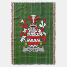 Irish Nugent Casaco of Arms Family Crest Irlanda