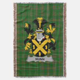 Cobertor Irish Nunn Casaco do Armamento Family Crest Irland
