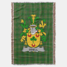 Irish Odell Casaco da Arms Family Crest Irlanda