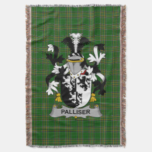 Cobertor Irish Palliser Casaco do Serviço Familiar de Armas