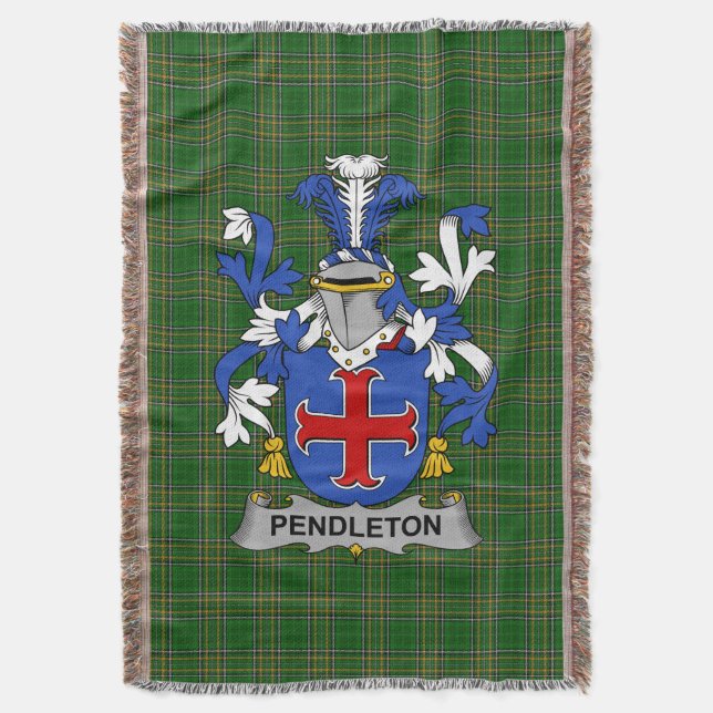 Cobertor Irish Pendleton Casaco do Serviço Familiar de Arma (Frente Vertical)