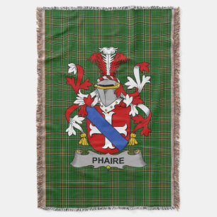 Cobertor Irish Phaire Casaco do Serviço Familiar de Armas I