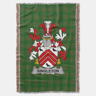 Cobertor Irish Singleton Casaco do Serviço Familiar de Arma