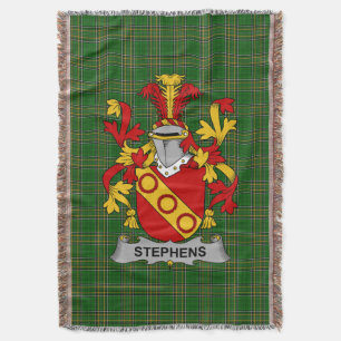 Cobertor Irish Stephens Casaco do Serviço Familiar de Armas