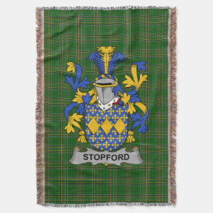 Cobertor Irish Stopford Casaco do Serviço Familiar de Armas