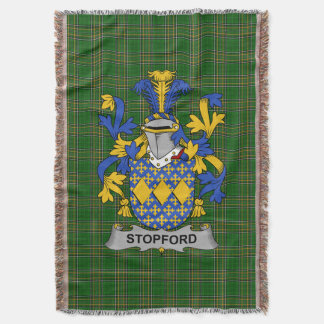 Cobertor Irish Stopford Casaco do Serviço Familiar de Armas