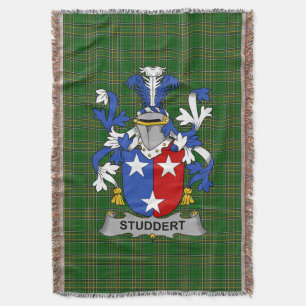 Cobertor Irish Studdert Casaco do Serviço Familiar de Armas