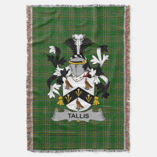 Cobertor Irish Tallis - Casaco do Serviço Familiar de Armas