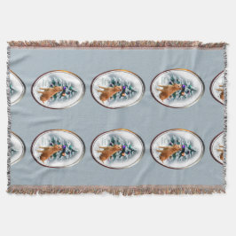 Cobertor Irish Terrier Christmas