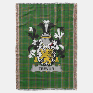 Cobertor Irish Trevor Casaco do Serviço Familiar de Armas I