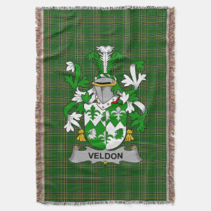 Cobertor Irish Veldon Casaco do Serviço Familiar de Armas I
