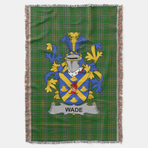 Cobertor Irish Wade Casaco do Serviço Familiar de Armas Irl