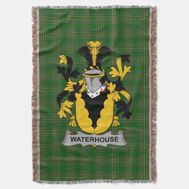 Cobertor Irish Waterhouse Casaco da Guarda Familiar de Arma (Frente Vertical)