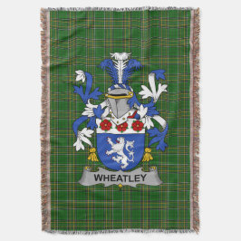 Cobertor Irish Wheatley Casaco de Arms Family Crest Irlanda