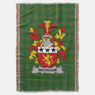 Cobertor Irish Wickham Casaco do Serviço Familiar de Armas