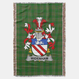 Cobertor Irish Widenham Casaco do Serviço Familiar de Armas