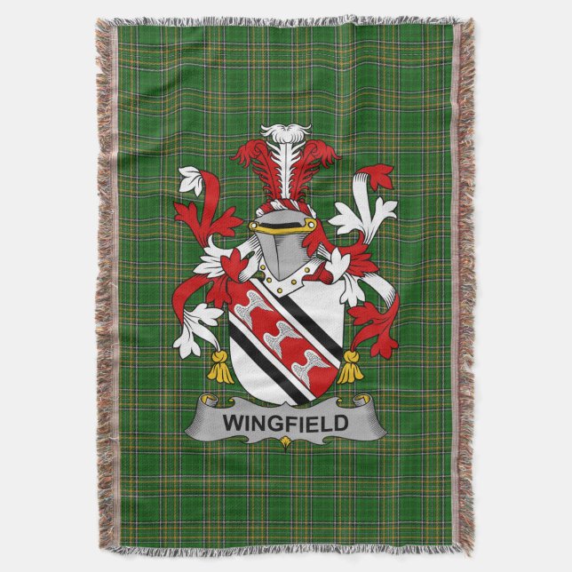 Cobertor Irish Wingfield Casaco da Proteção da Família de A (Frente Vertical)