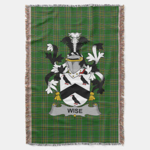 Cobertor Irish Wise Casaco do Serviço Familiar de Armas Irl