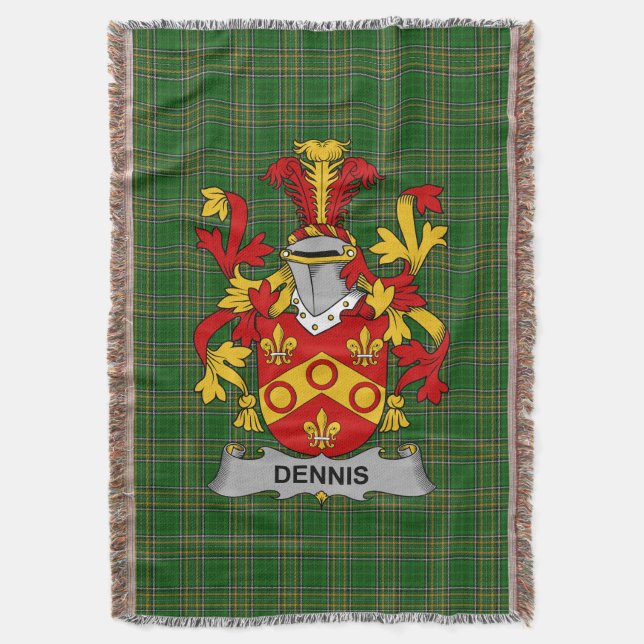 Cobertor Irlandês Dennis Casaco do Serviço Familiar de Arma (Frente Vertical)