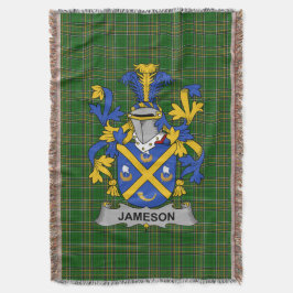Cobertor Irlandês Jameson Casaco de Arms Family Crest Irlan