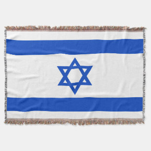 Cobertor Israel bandeira azul Estrela de David