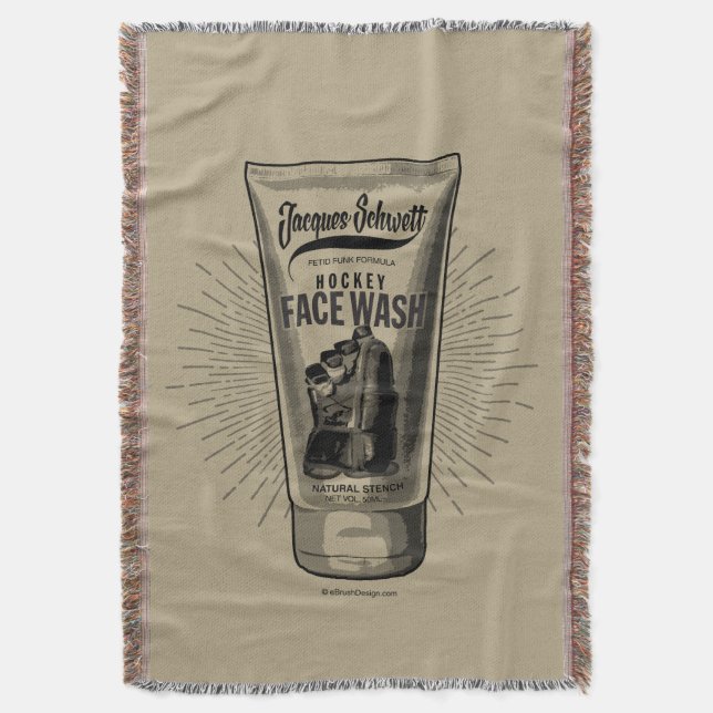 Cobertor Jacques Schwett Hockey Face Wash (Frente Vertical)