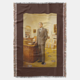 Cobertor James Carter White House Retrato Presidencial