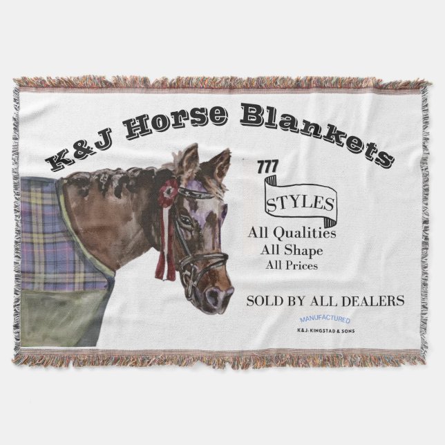 Cobertor Jamie k&j Blanket adicionar pintura (Frente)