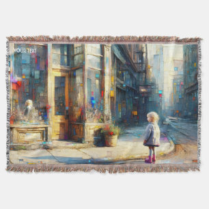 Cobertor Janela de Compro Fantasy Cute Girl