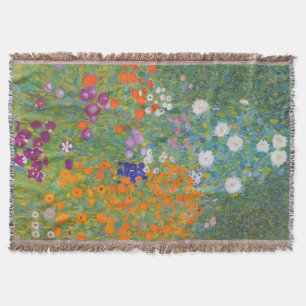 Cobertor Jardim de Flores por Gustav Klimt
