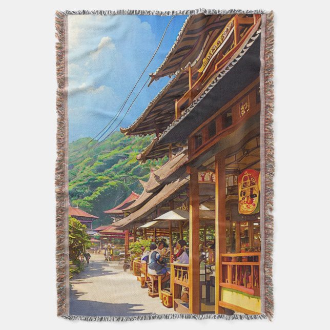 Cobertor Javanese Coffee House (Frente Vertical)