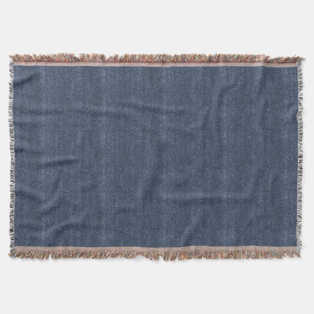 Cobertor Jeans Azul de Ganga Falsa (Frente)