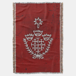 Cobertor Jerusalem Cavaleiro Templário Cruzador Cruzado Deu