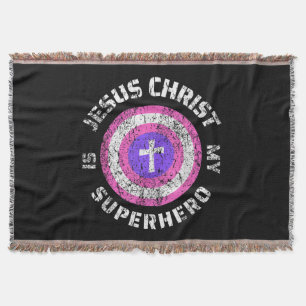 Cobertor Jesus Cristo É Meu Super-Herói Jesus